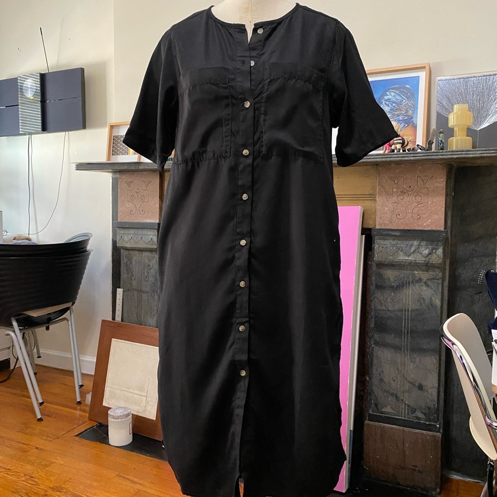 Topshop midi shift dress